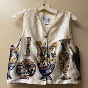 Vintage Emanuel Ungaro silk vest